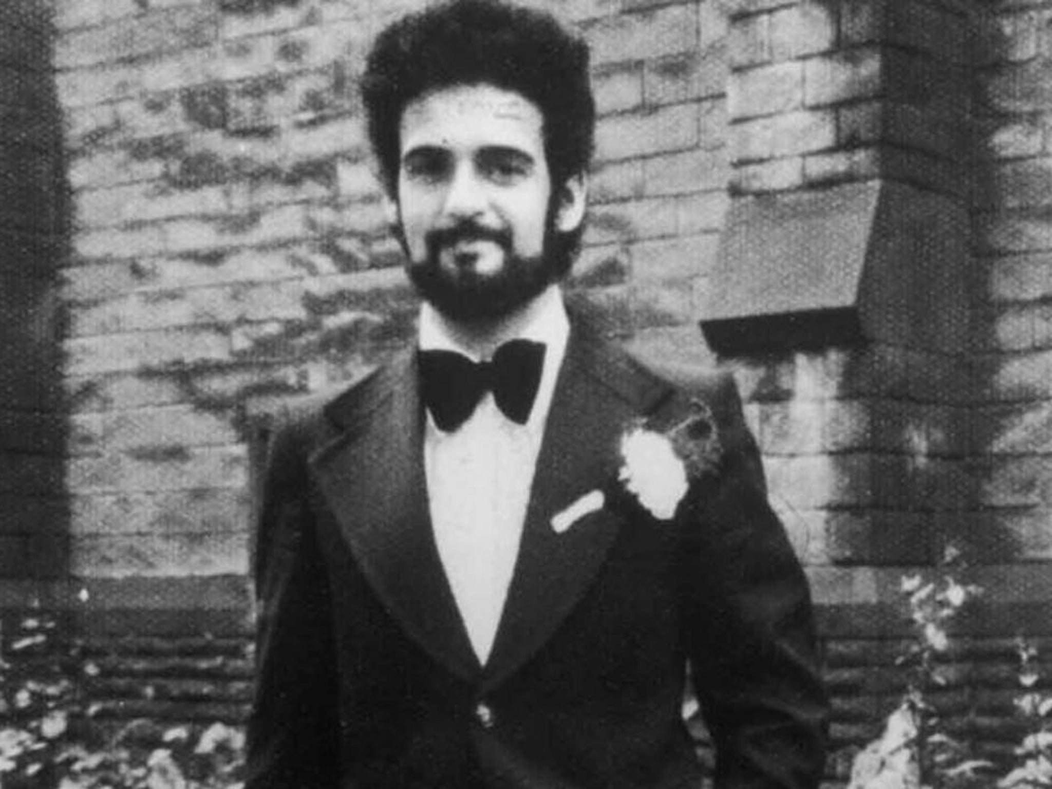 Peter Sutcliffe on his wedding day on August 10 1974