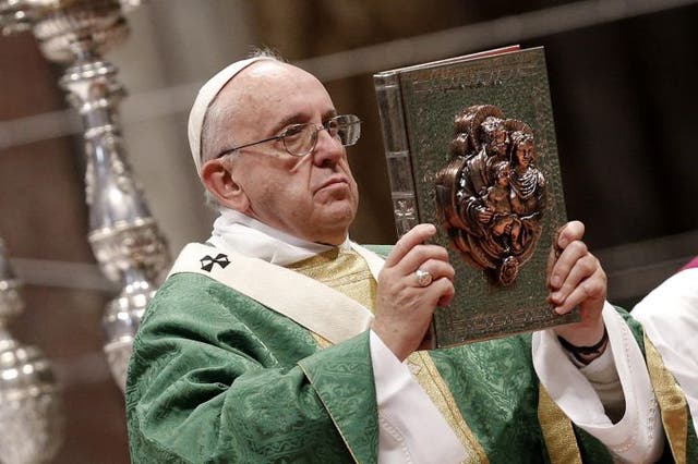 Pope Francis celebrates the opening Mass of the XVI Ordinary Meeting of the Synod of Bishops