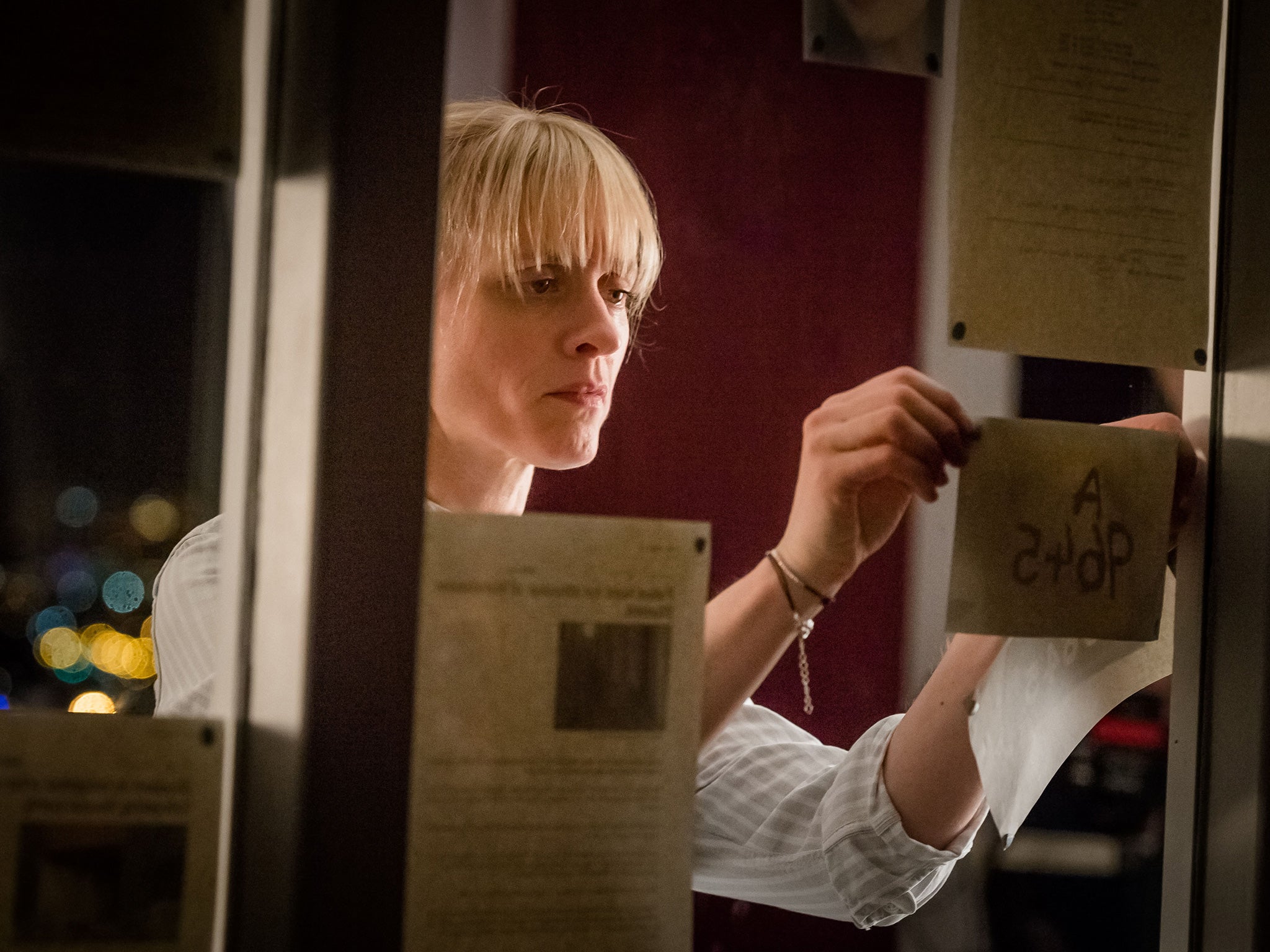 On the case: Anne-Marie Duff as a former detective in ‘From Darkness’