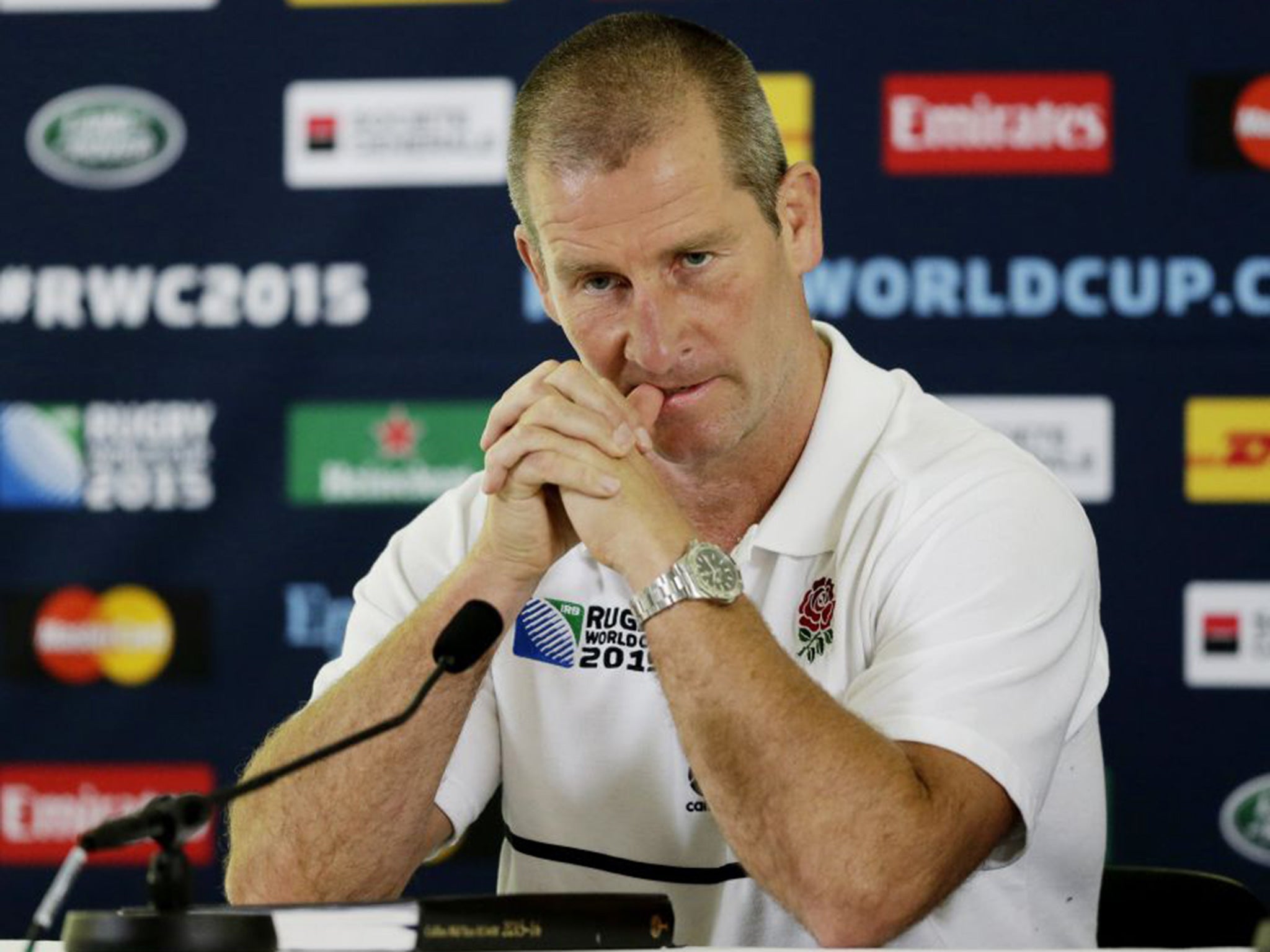 A rueful Stuart Lancaster yesterday ponders the wreckage of his World Cup hopes for England