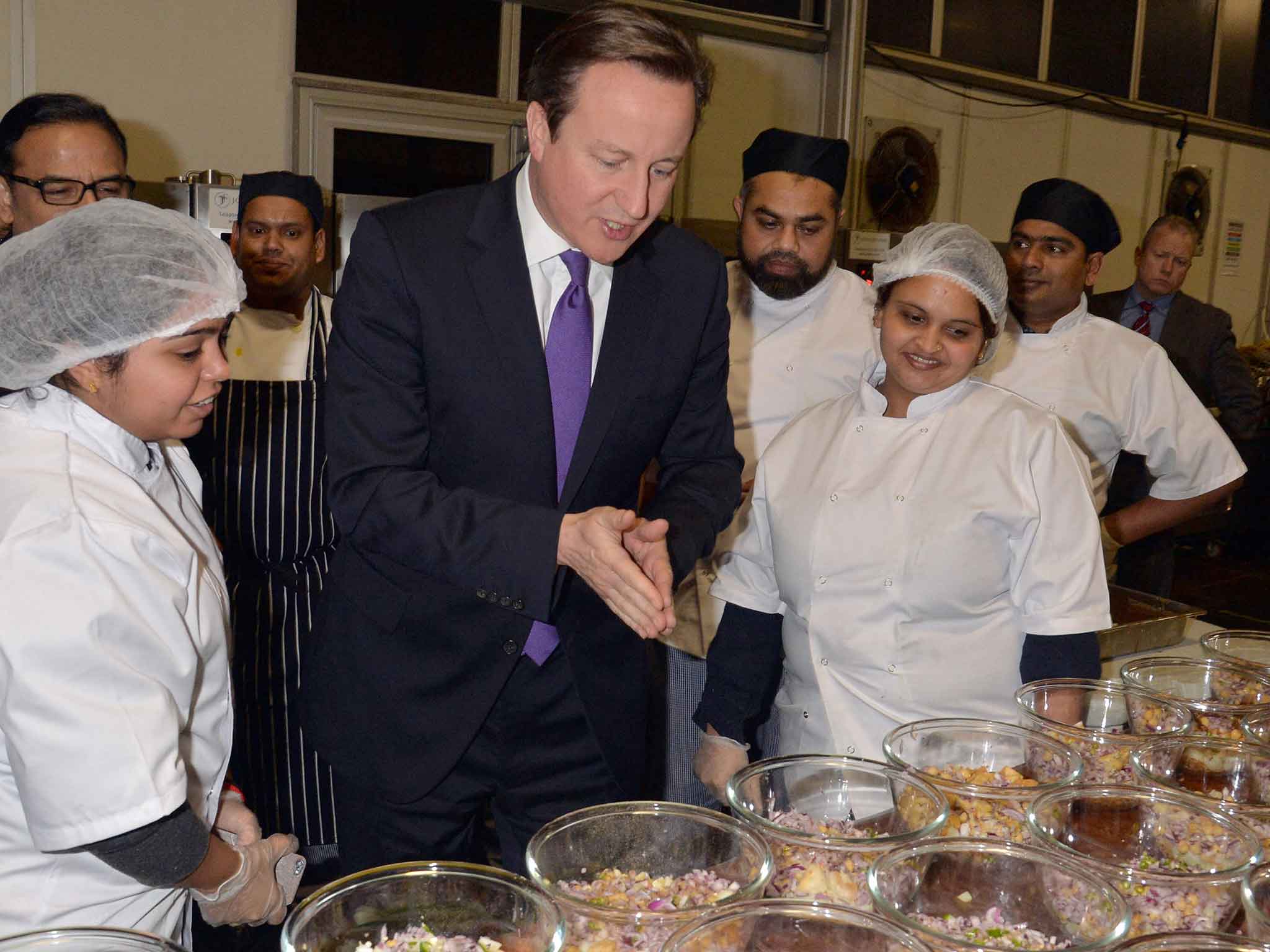 Mr Cameron has become hooked on the BBC series with his children