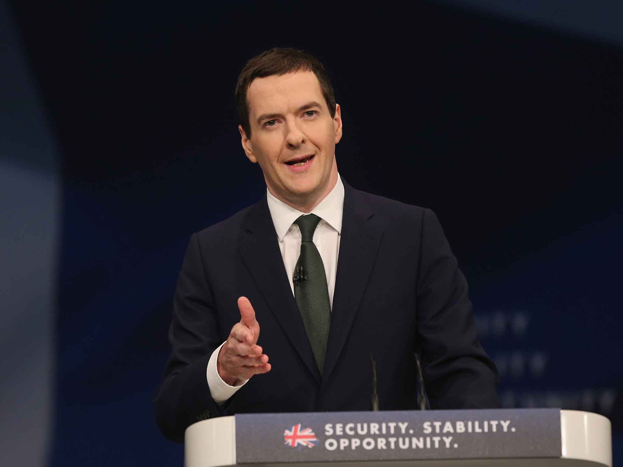 The reform was announced in the Chancellor's speech to the Conservative annual conference