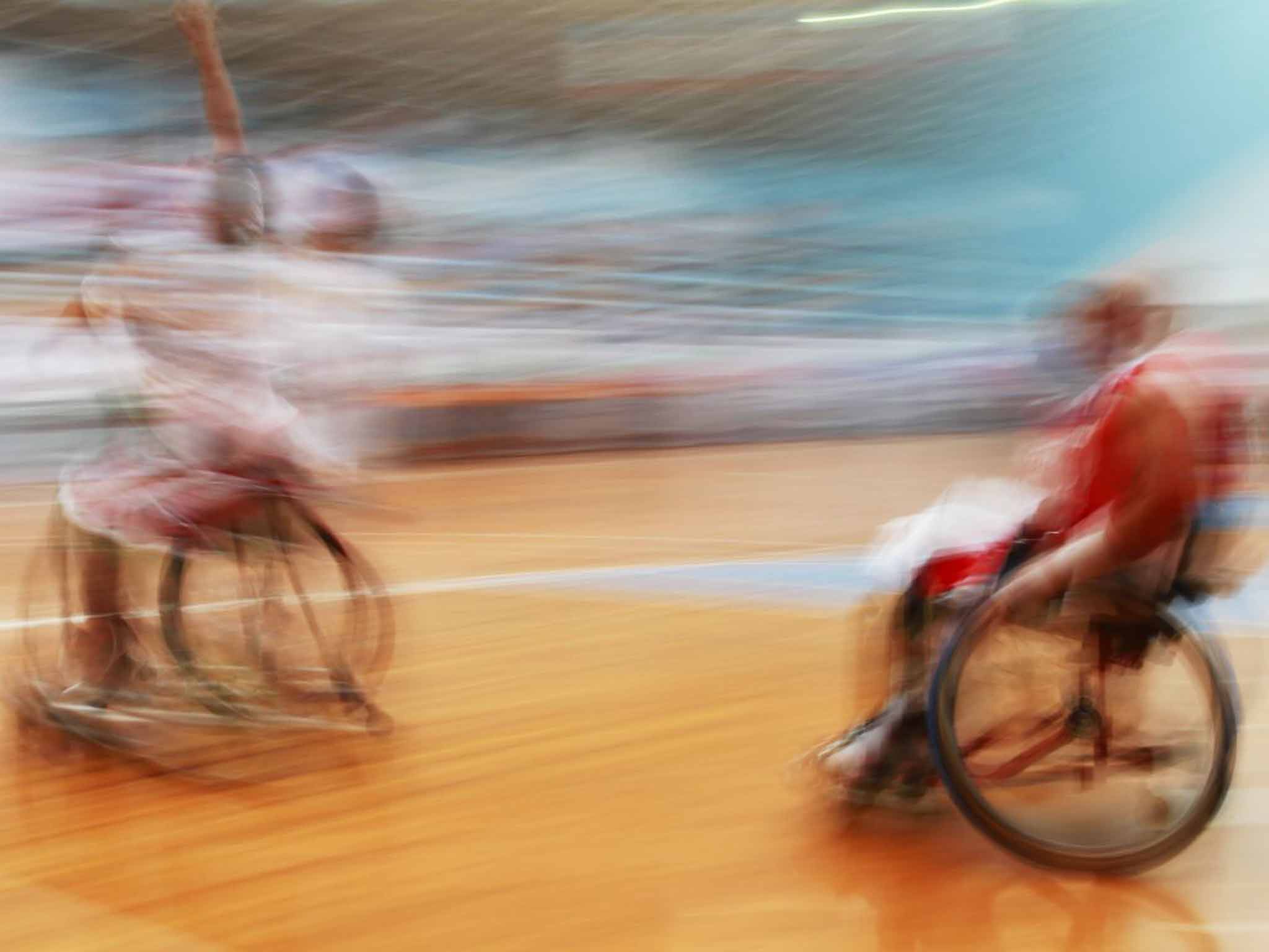 Wheelchair basketball was started in 1946 as rehab for war veterans