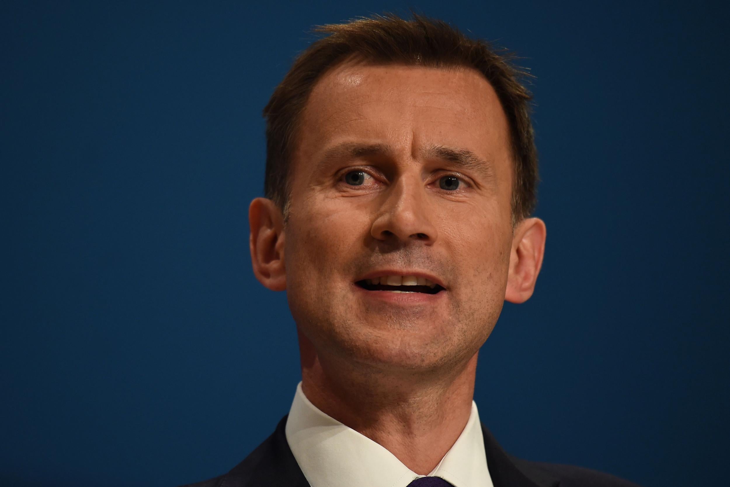 Jeremy Hunt said the Government had only ever wanted a negotiated solution (Getty)