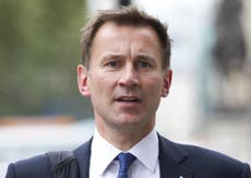 Jeremy Hunt is the most disliked British politician, poll shows
