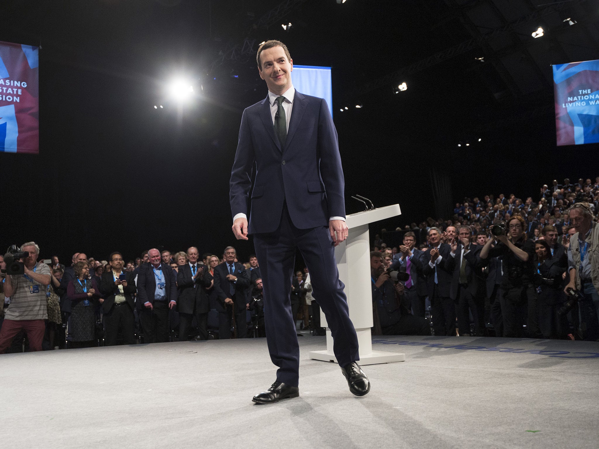 In his speech to Conference, George Osborne said it was necessary for the party to worry about those people who couldn’t bring themselves to vote Tory in May's election
