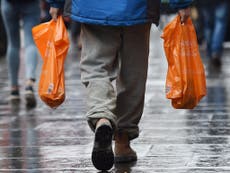 Chaos fails to materialise as 5p plastic bag charge begins