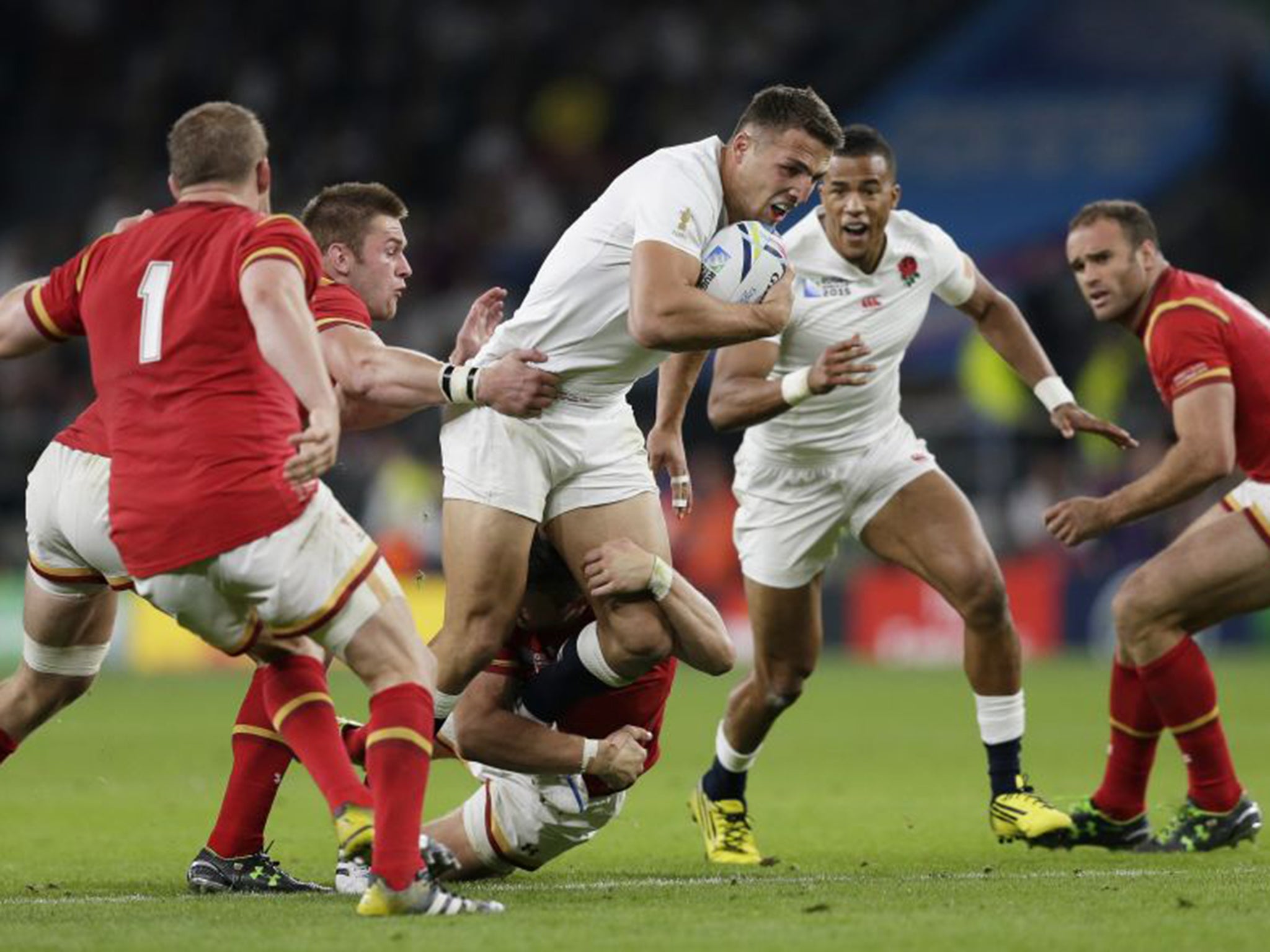 Sam Burgess has been ‘priceless’ for England during the World Cup, according to Andy Farrell