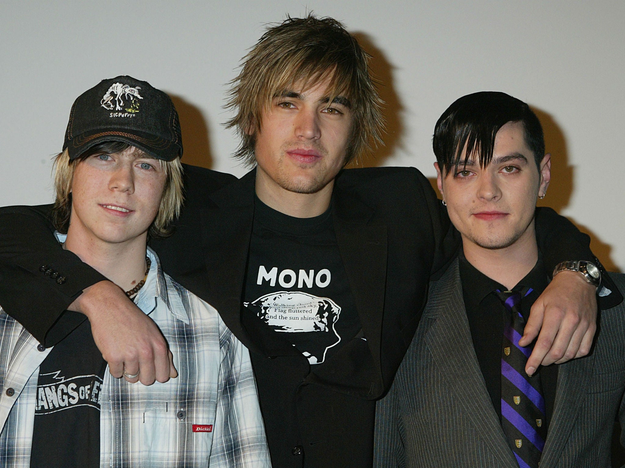 Busted announcing their split in 2005