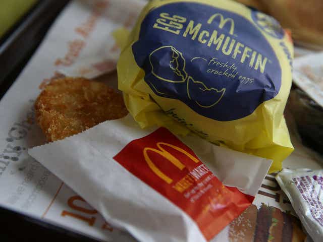 If McDonald's customers switch from lunch and dinner menus to the cheaper breakfast items, McDonald’s profits will suffer