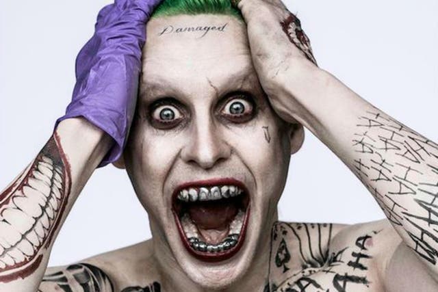 Jared Leto takes over from Heath Ledger as psychotic villain the Joker in Suicide Squad