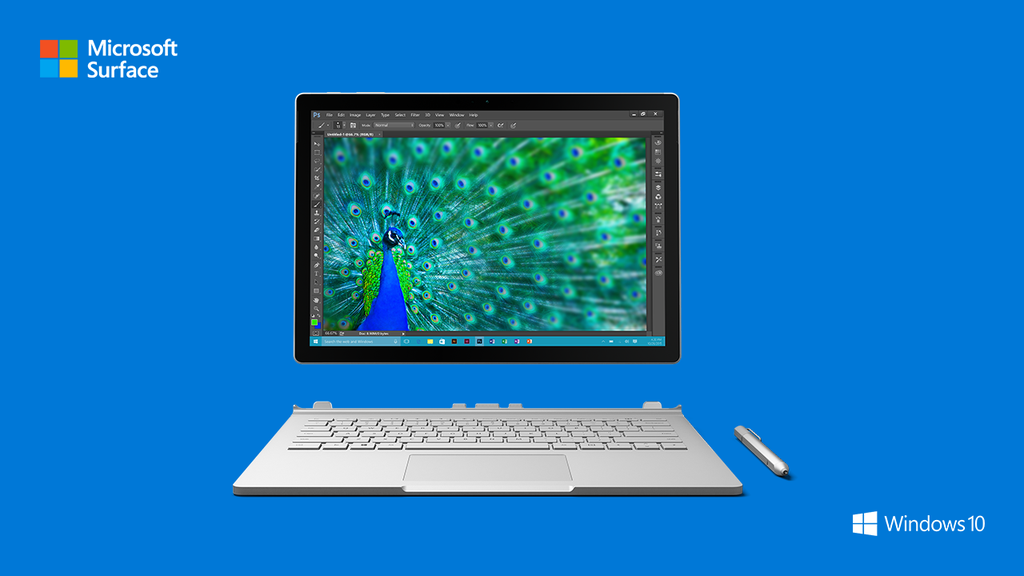 The Surface Book's screen detaches, becoming a powerful and versatile tablet