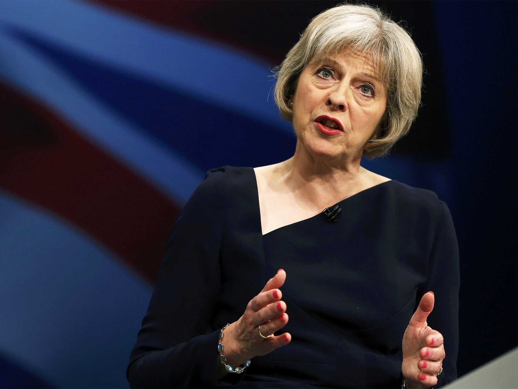 The Home Secretary, Theresa May, told the Tory conference that Britain did not need large numbers of migrant workers