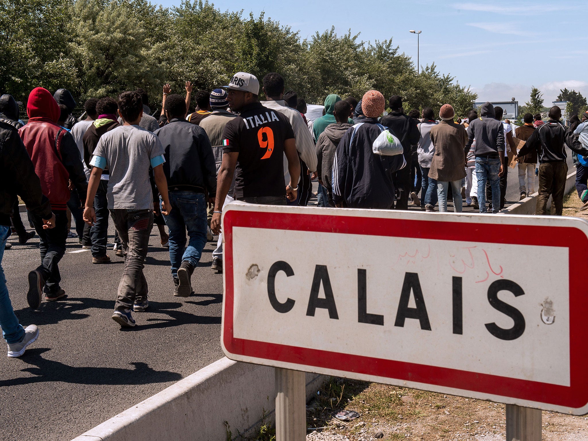 The move prompted claims more refugees would reach Calais and attempt to enter Britain