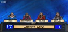 University Challenge contestant’s subject choice causes Twitter frenzy