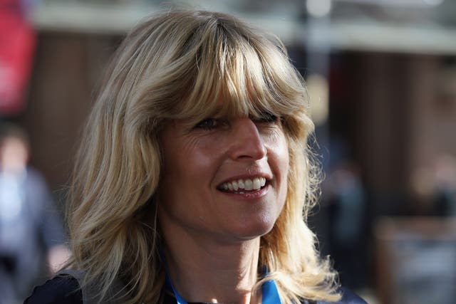 Rachel Johnson, the sister of London mayor Boris Johnson arrives on the third day of the Conservative party conference