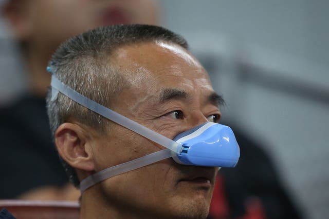 A fan at the China Open