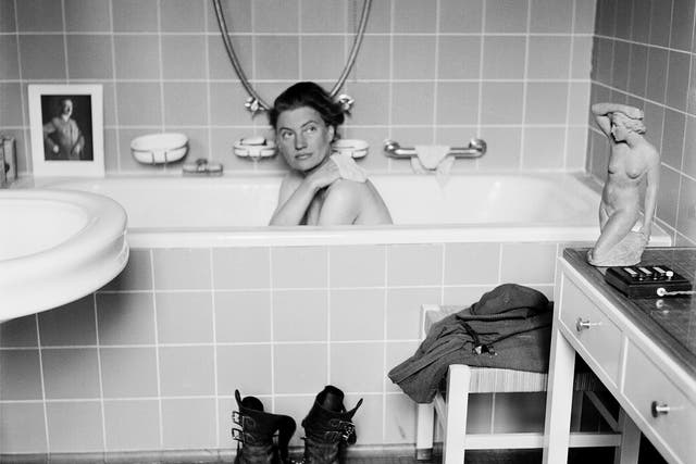 Lee Miller in Hitler's bathtub, Hitler's apartment, Munich, Germany 1945