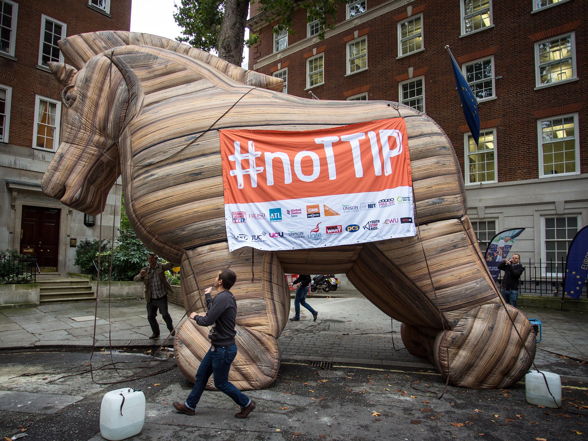 Transatlantic Trade and Investment Partnership (TTIP) - a trade deal between the USA and EU  