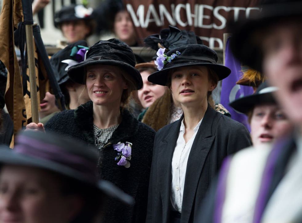 Anne-Marie Duff and Carey Mulligan in 'Suffragette'