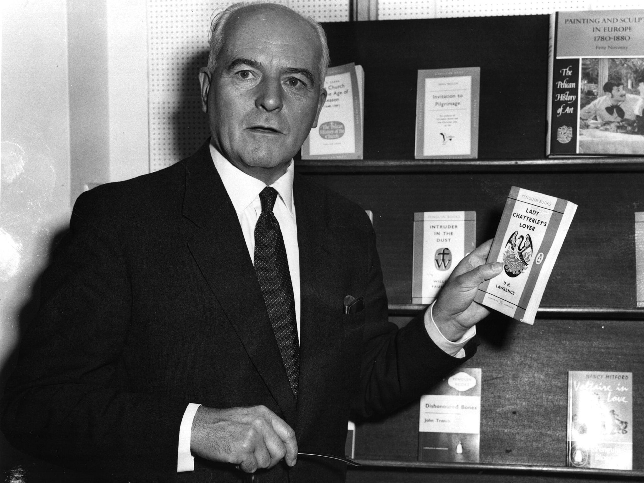 Pick up a Penguin: founder Sir Allen Lane, pictured in 1960