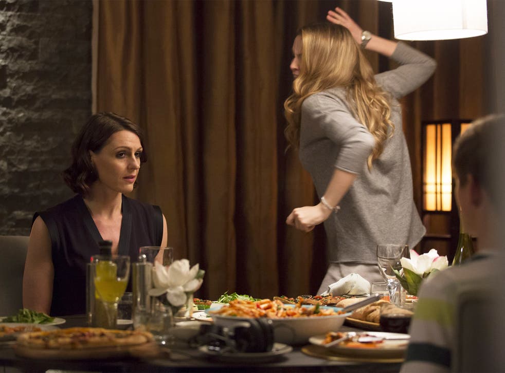 Making a meal of it: Suranne Jones and Jodie Comer in ‘Doctor Foster’