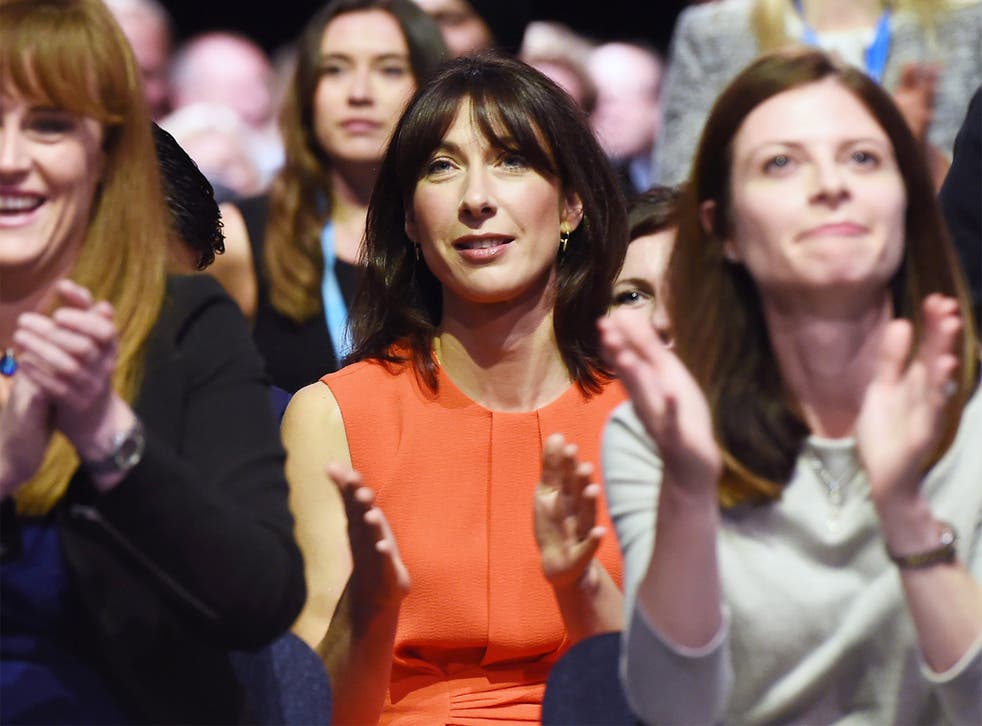 Samantha Cameron and Mr Gove's wife, the newspaper columnist Sarah Vine, have been friends since the two men became MPs