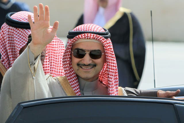 Saudi prince Al-Waleed bin Talal now owns about 4 million shares in Twitter.