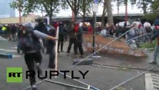 Anti-austerity protests turn violent in Belgium