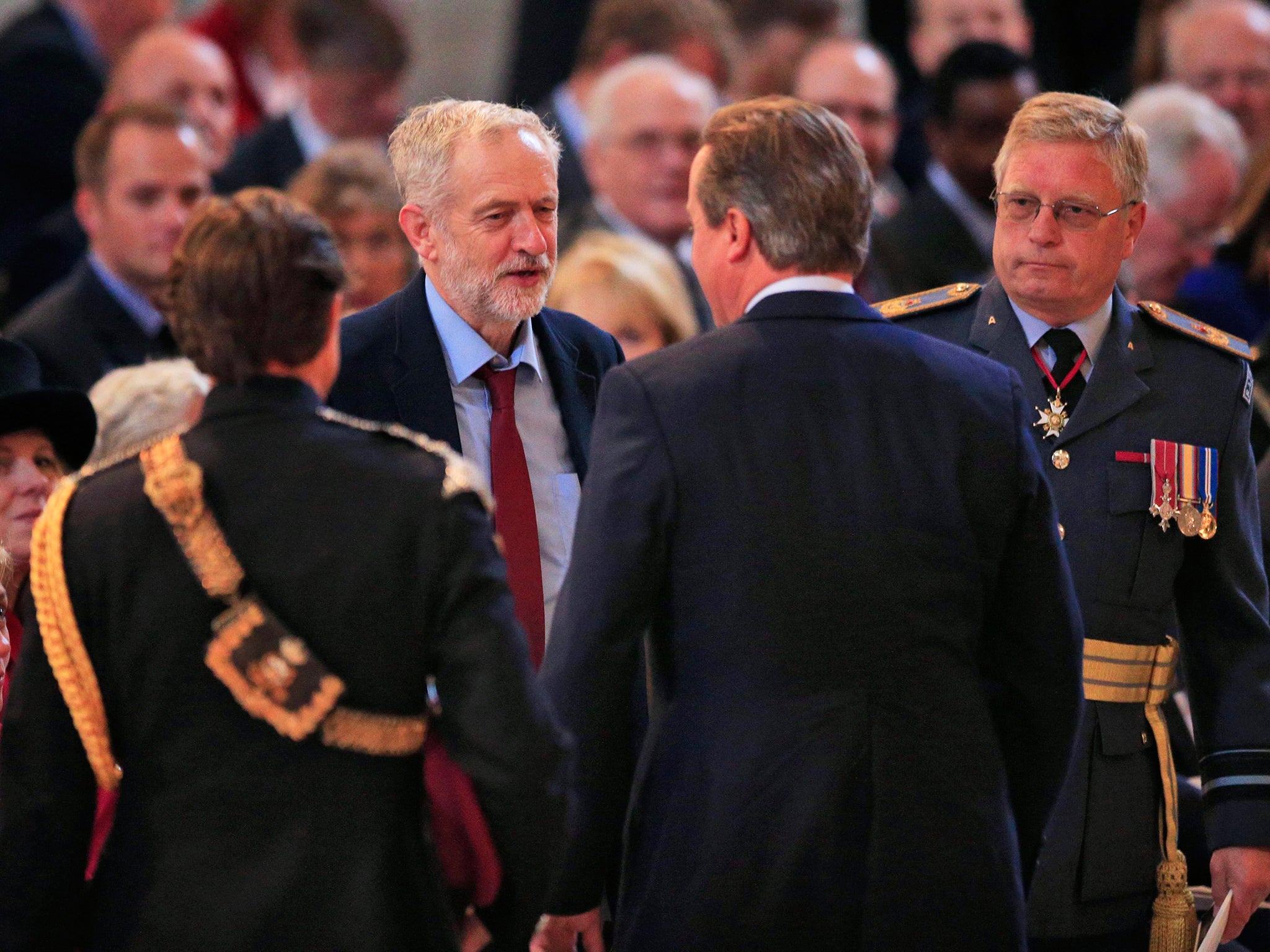 Jeremy Corbyn's decision to remain silent during the national anthem at the Battle of Britain service will be retested on Remembrance Day