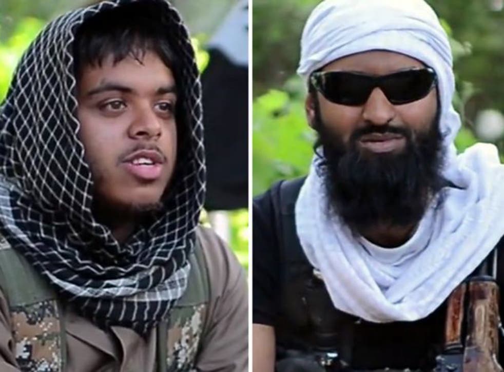 Reyaad Khan, left, and Ruhul Amin were the two British citizens killed in the RAF drone attack in Syria