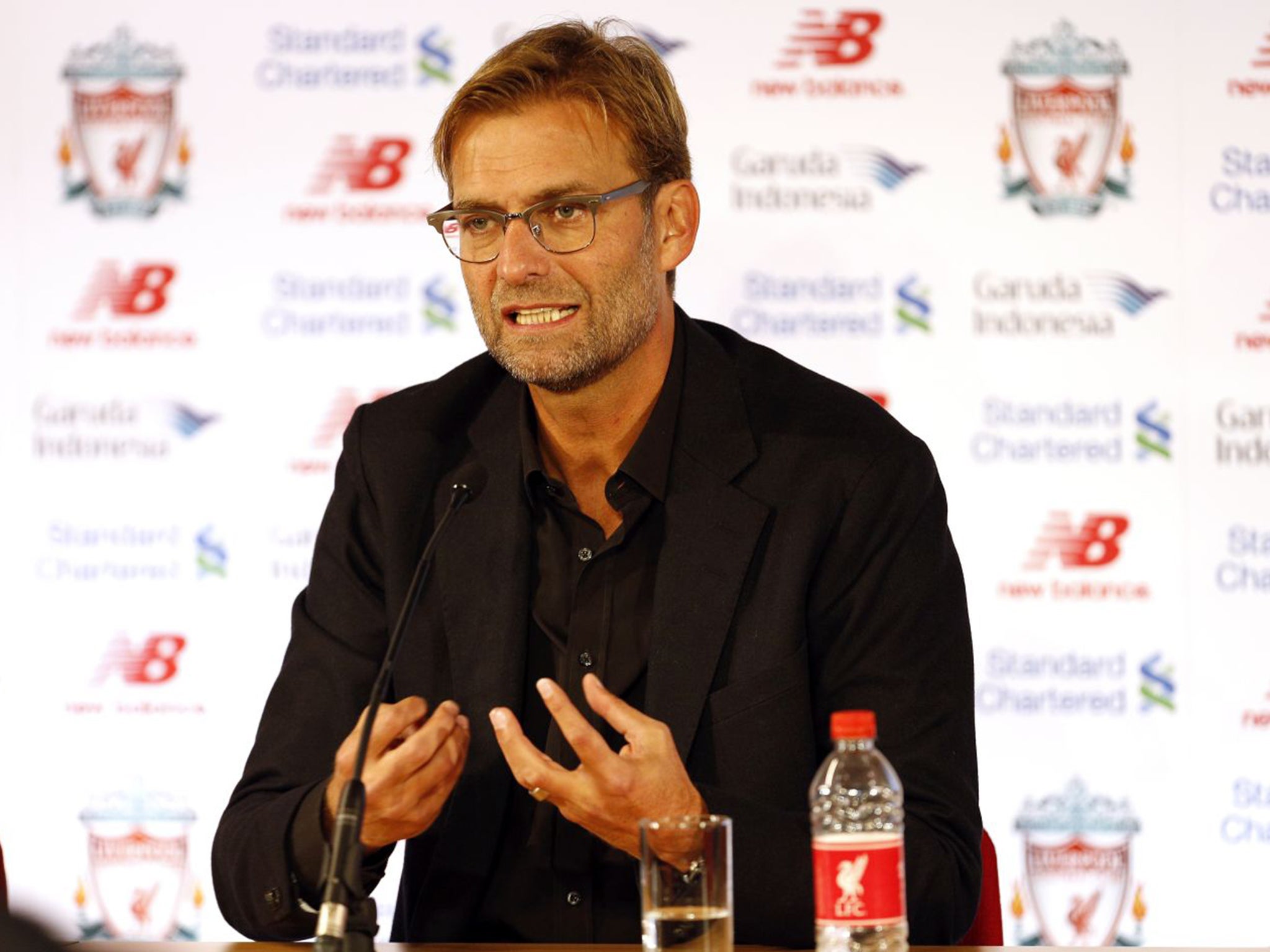 Klopp, above, will have his second assistant Peter Krawietz on the touchline