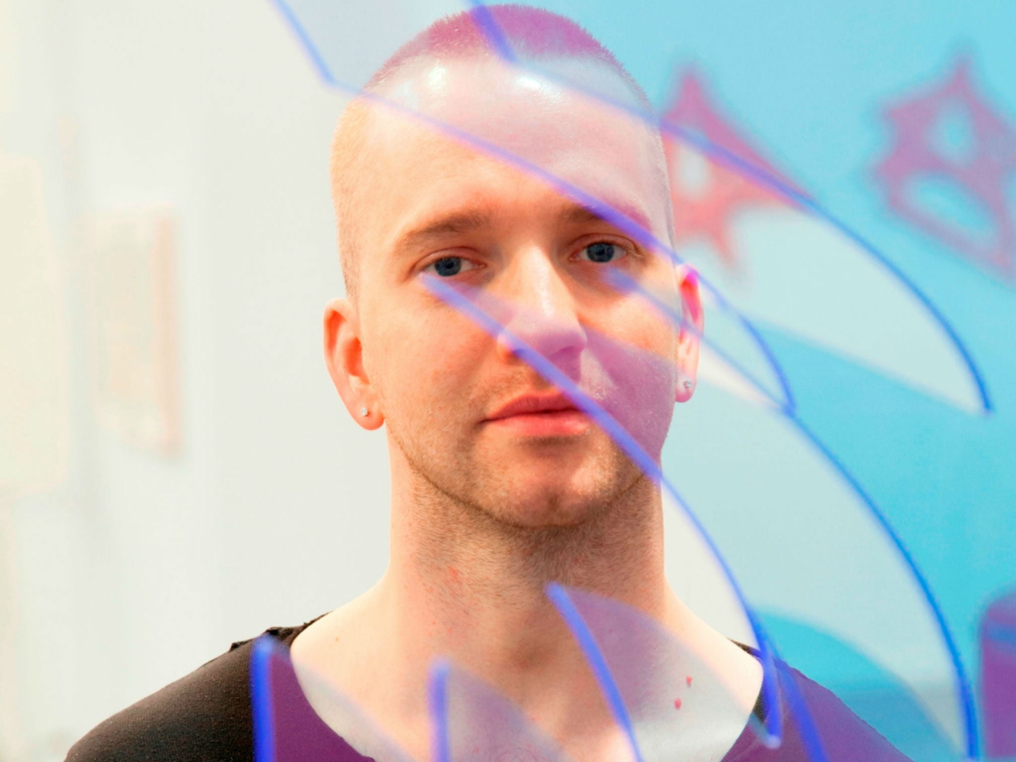 Eddie Peake is known for using the naked body in his art projects