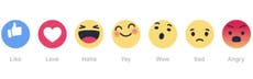 What are Facebook's new emoji reaction buttons like?