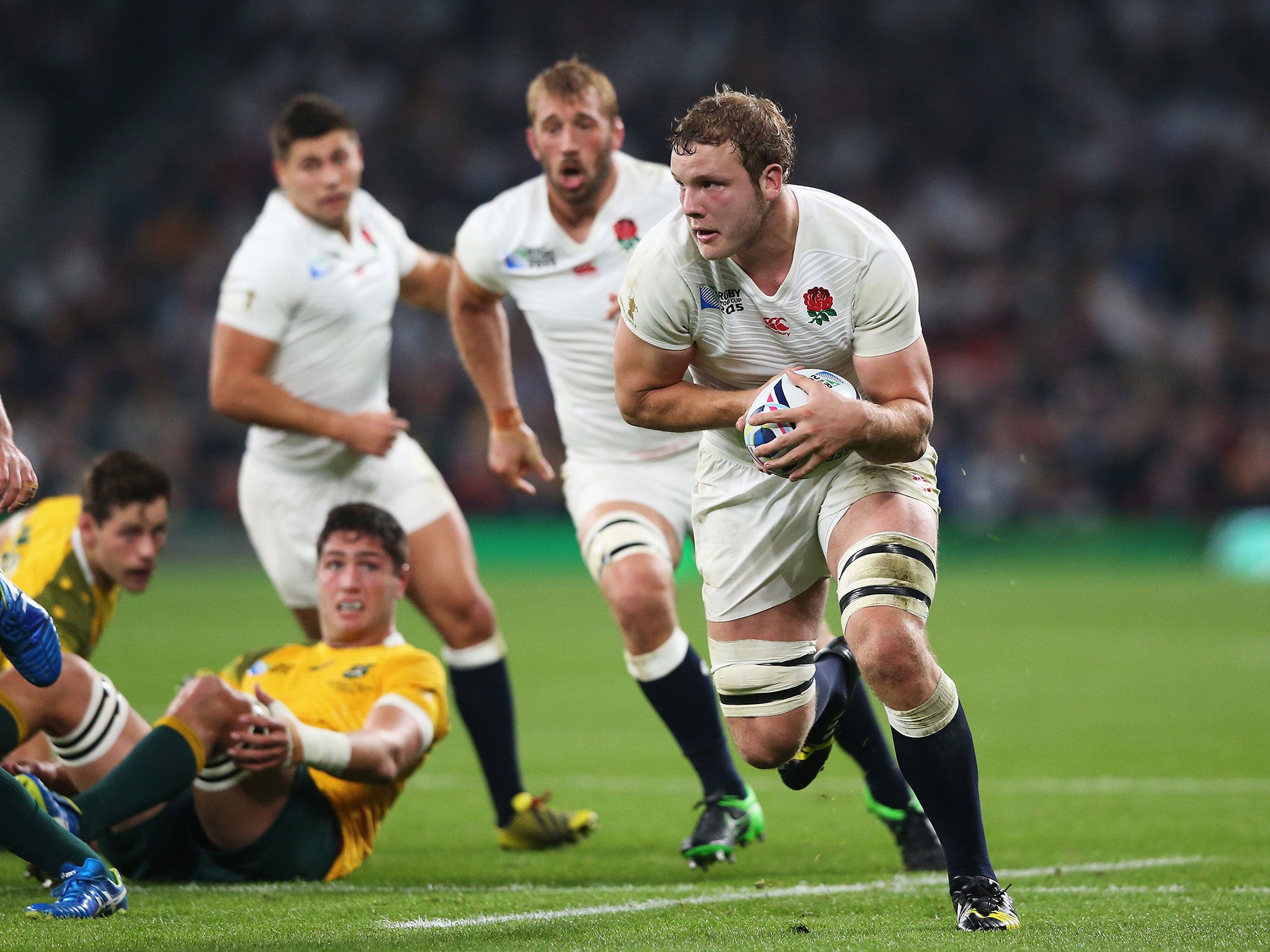 Joe Launchbury was named man of the match in the defeat by Australia