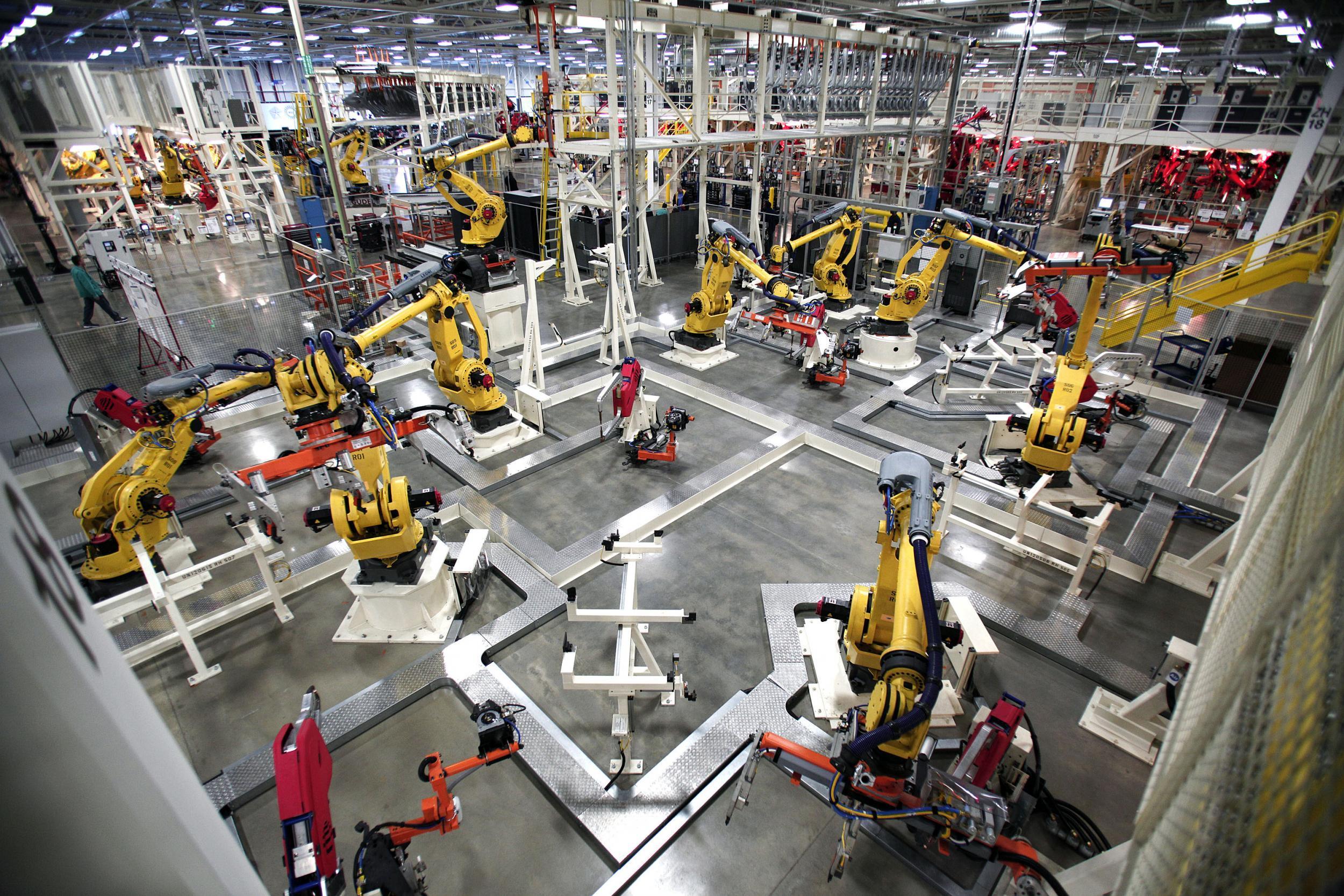 Automation and technological advances have already replaced humans in many jobs, with much of this Chrysler assembly line being run by robots