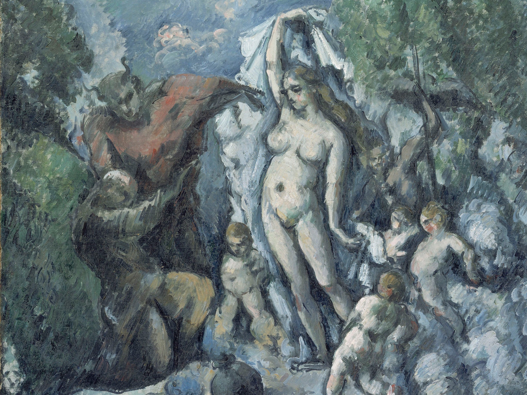 Tentation de Saint Antoine by Paul Cezanne