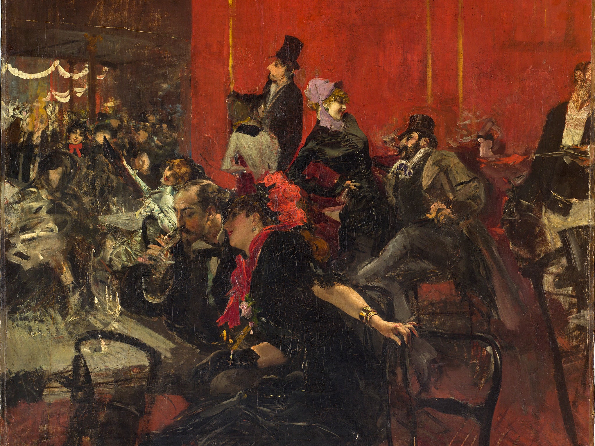 Scène de fête au Moulin Rouge, by Giovanni Boldini