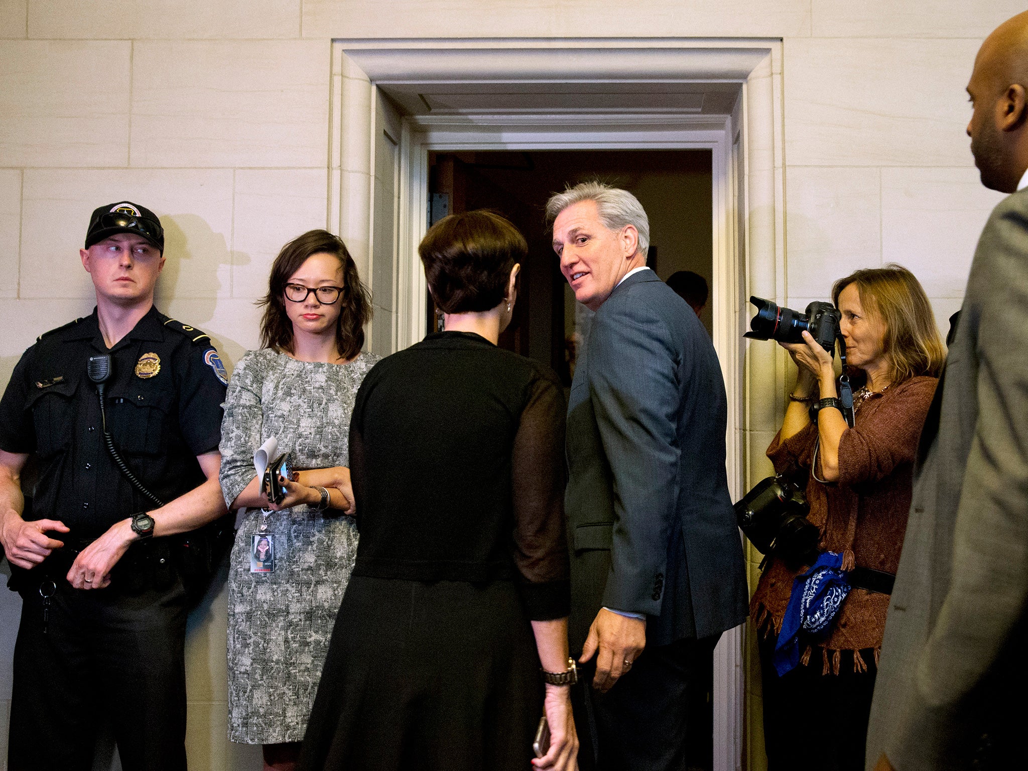 Kevin McCarthy with his wife Judy McCarthy