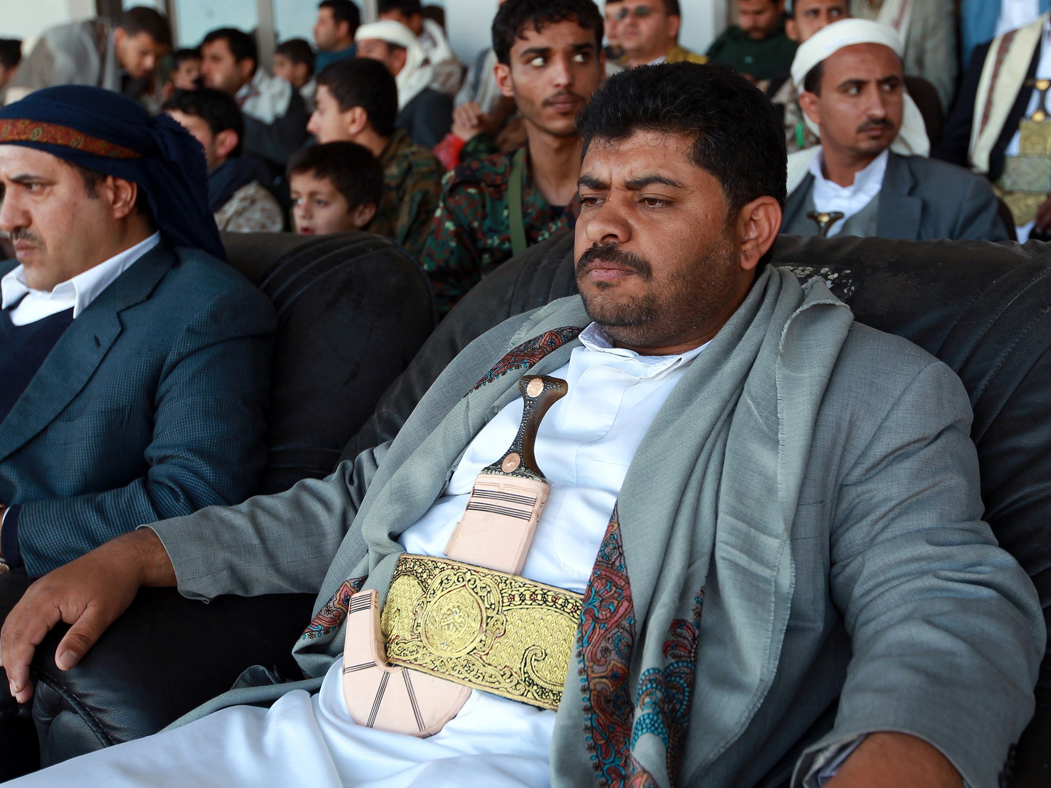 Mohammed Ali al-Houthi, the leader of the Houthi rebels