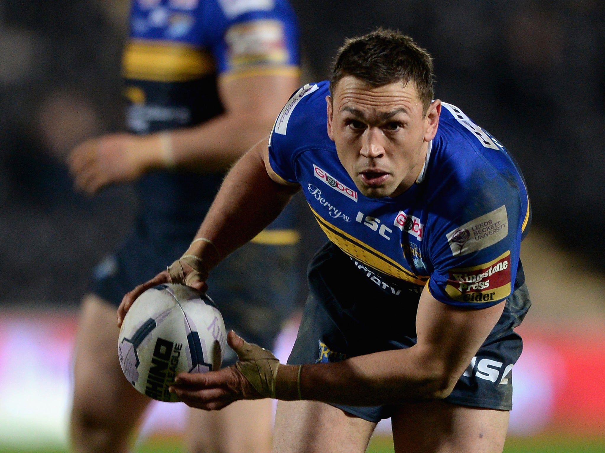 Kevin Sinfield plays for Leeds Rhinos for the final time