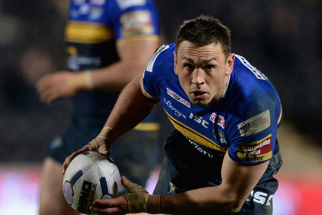 Kevin Sinfield plays for Leeds Rhinos for the final time