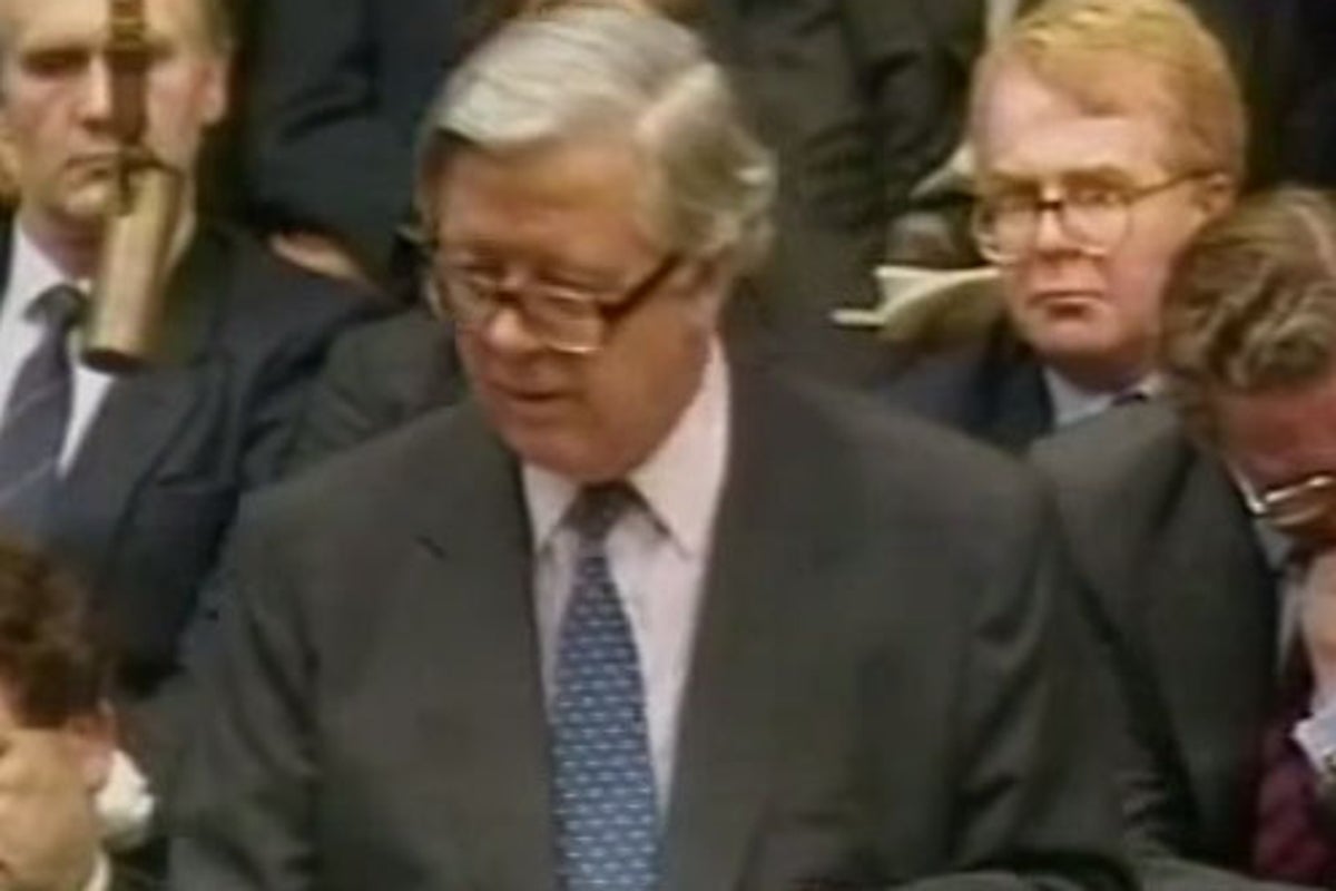 Geoffrey Howe dead: Watch the former Chancellor’s historic resignation ...