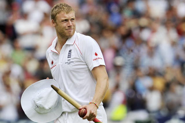 Flintoff retired from full-time cricket in 2009