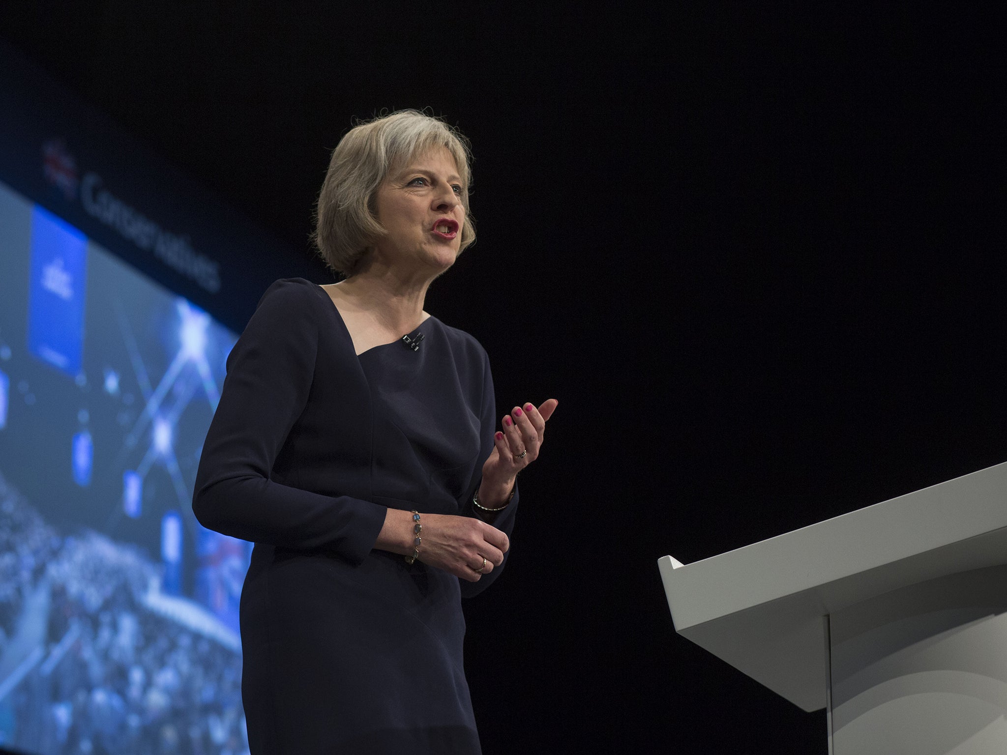 In her speech to Conference the Home Secretary, Theresa May, said that Britain did not need large numbers of migrant workers