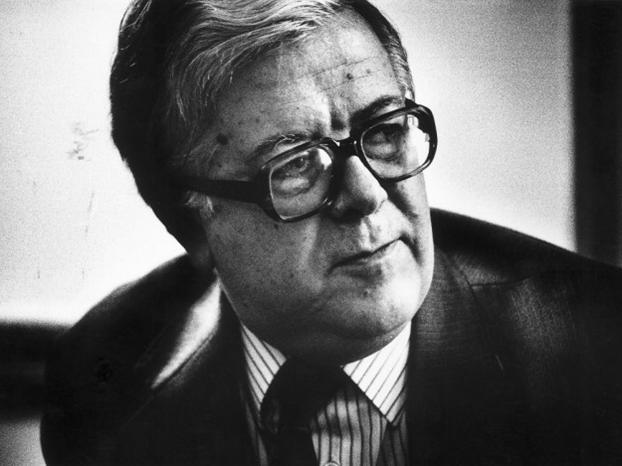 Geoffrey Howe, in 1989; his 1990 resignation stunned the Commons