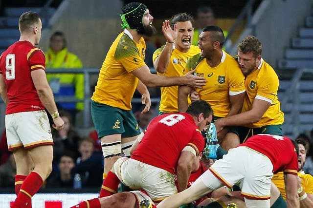 Wales concede the penalty that ended the siege of  Australia’s line