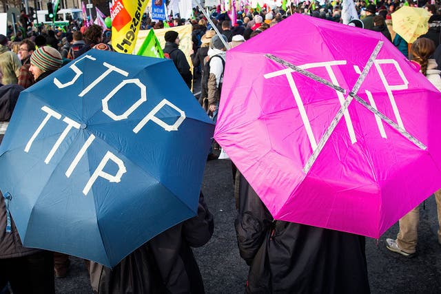 TTIP has been controversial and attracted protests