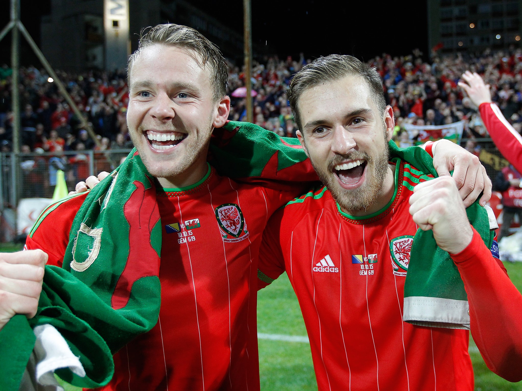 Aaron Ramsey (right) said Wales have become difficult to beat – and can strike teams on the break