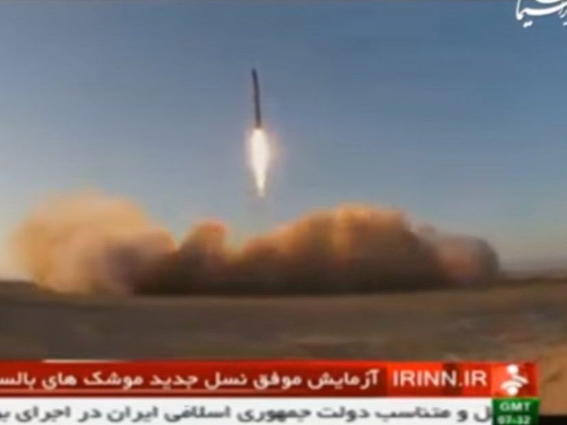 Iran tested a nuclear-capable ballistic missile on October 10